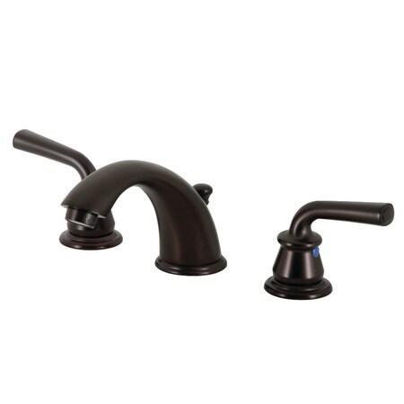 Kingston Brass Widespread Bathroom Faucet with Pop-Up Drain, Oil Rubbed Bronze KB965RXL